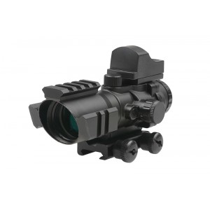 Rhino 4X32 Scope with Micro Red Dot Sight [THETA OPTICS]